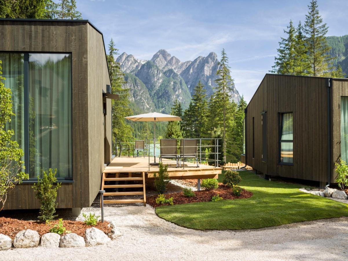 Skyview Chalets Am Camping Toblacher See Kültér fotó