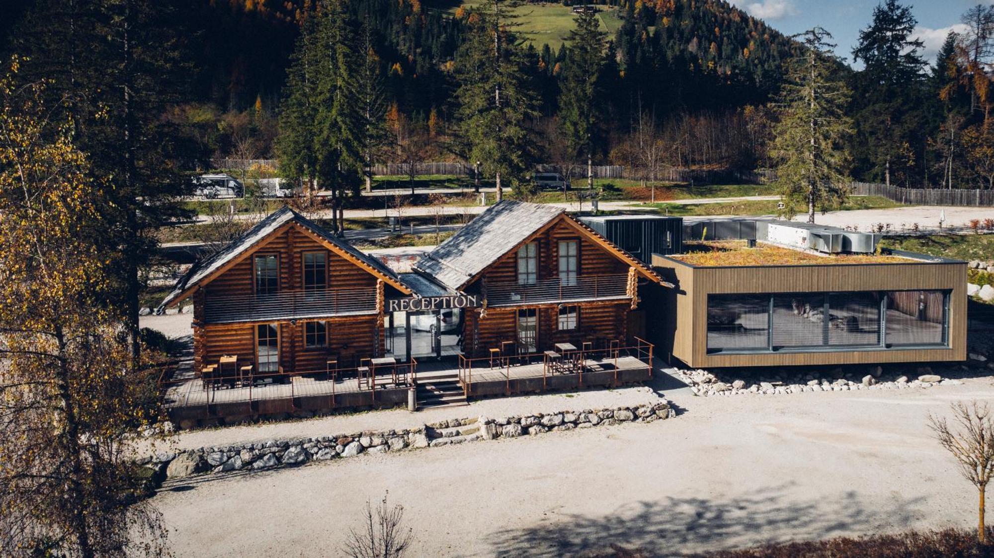 Skyview Chalets Am Camping Toblacher See Kültér fotó